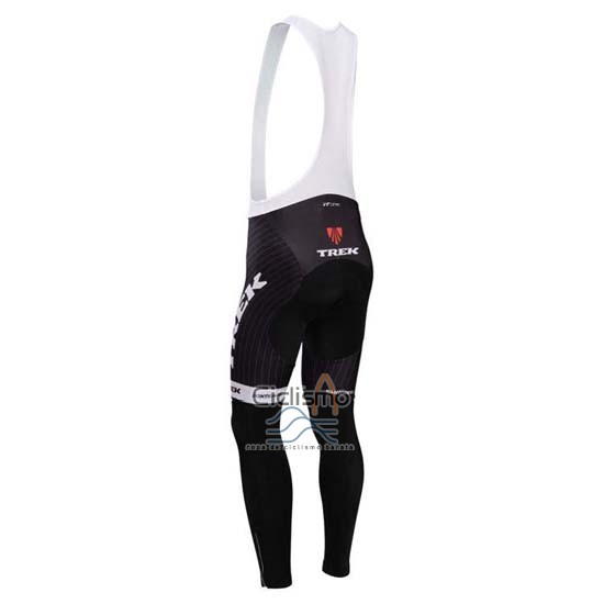 Trek Factory Racing Ropa Ciclismo Culotte Largo 2014 Mangas Largas Negro y Blanco